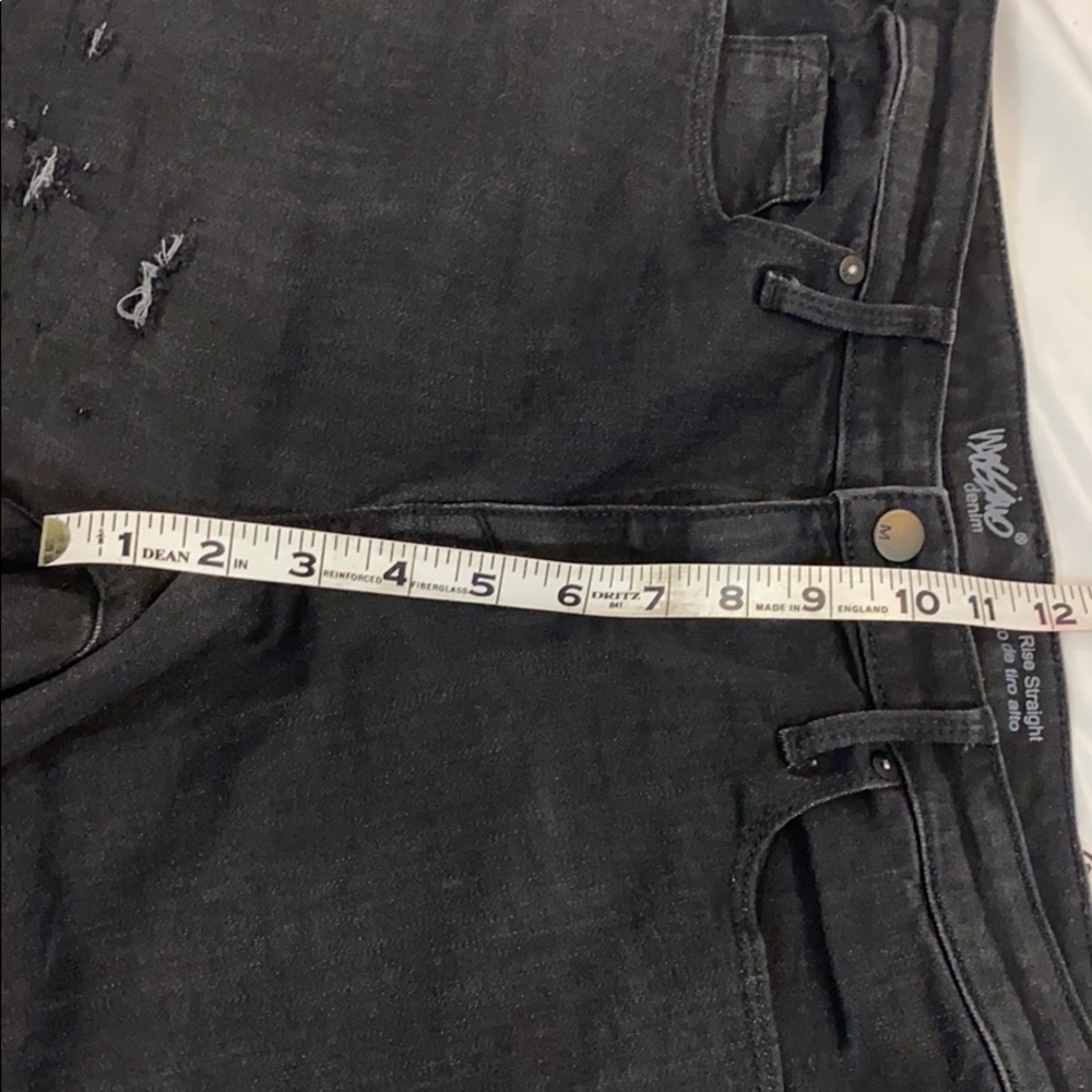 🌺HP🌺 Black high rise straight denim 12R - Picture 7 of 8